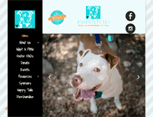 Tablet Screenshot of alamocitypitbull.org